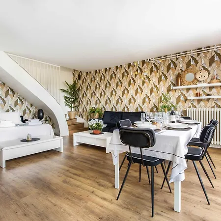Charming Duplex - 1br-4p - Eiffel Tower View Apartamento